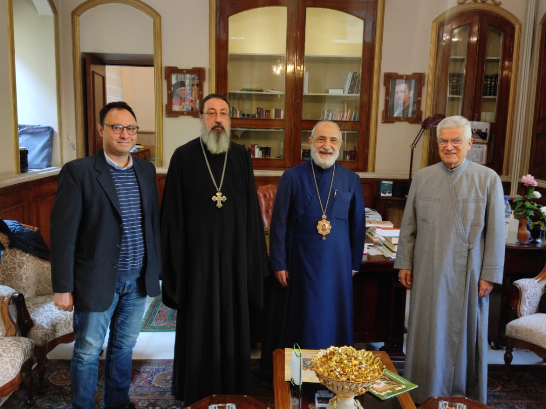 عميد الكلّيّة يستقبل رئيس الكنيسة الروسيّة في سوريا ولبنان